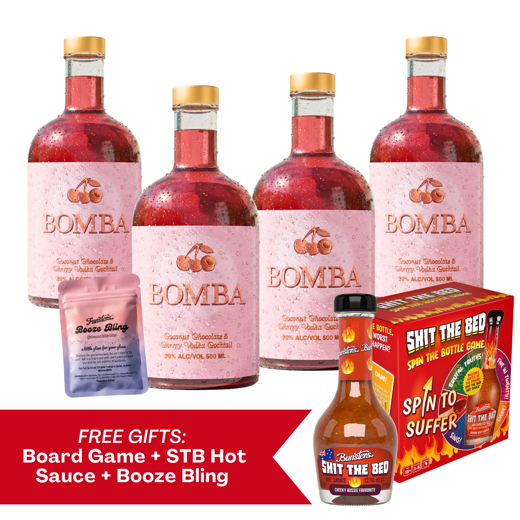 Case of Bomba - 4 x 500ml Bottles