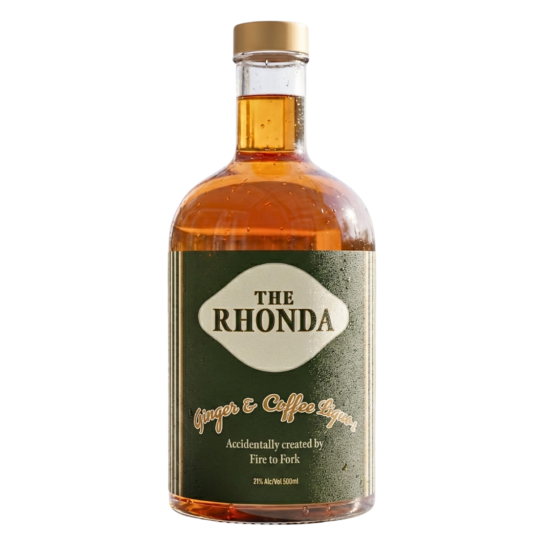 PRESALE - Fire to Fork - Limited Edition "RHONDA" Ginger & Coffee Liquor 500ml