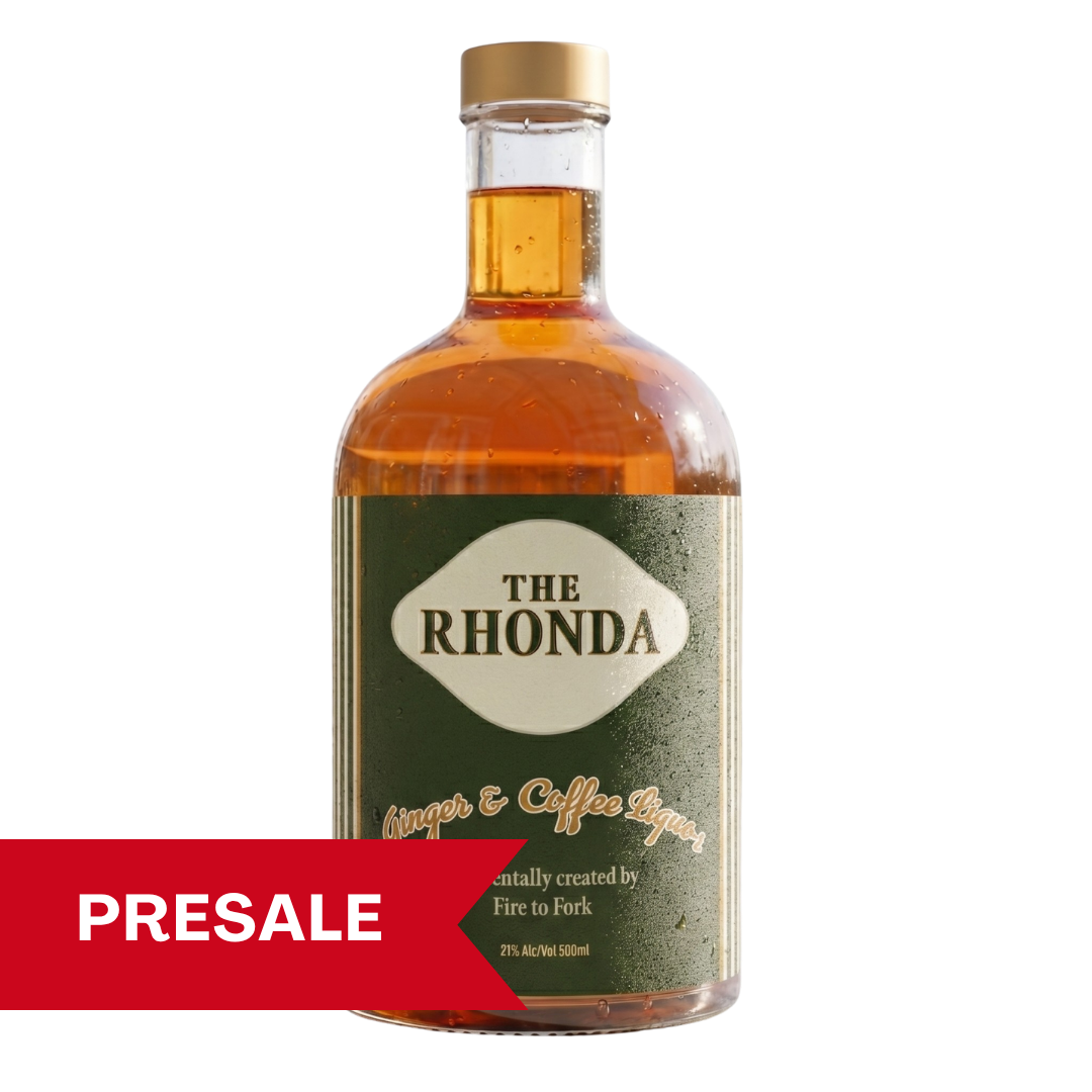 PRESALE - Fire to Fork - Limited Edition "RHONDA" Ginger & Coffee Liquor 500ml