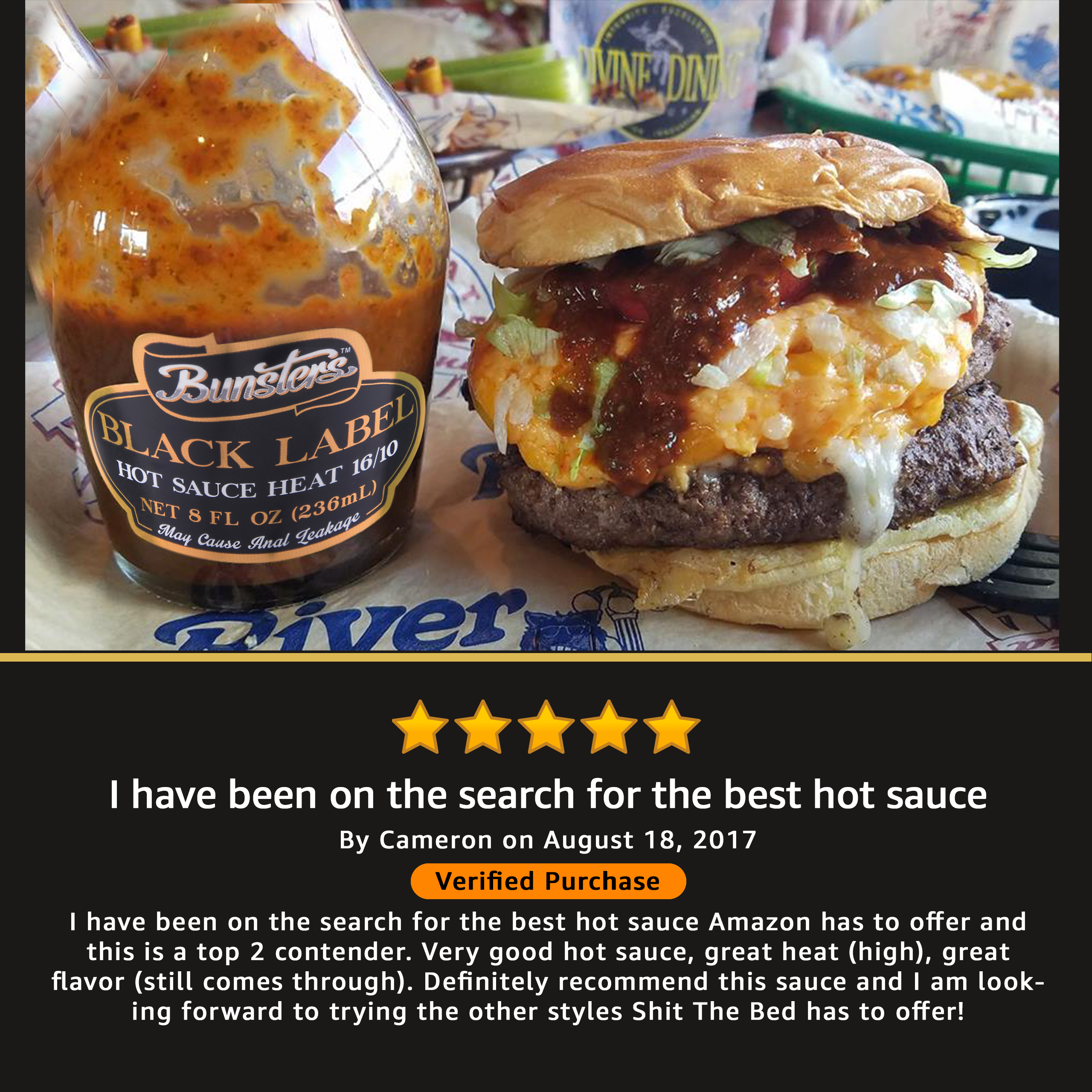 Black Label - 16/10 hot sauce