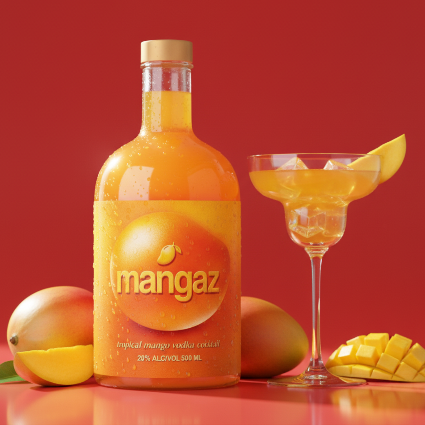 Case of Mangaz - 4 x 500ml Bottles