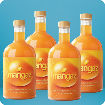 Case of Mangaz - 4 x 500ml Bottles