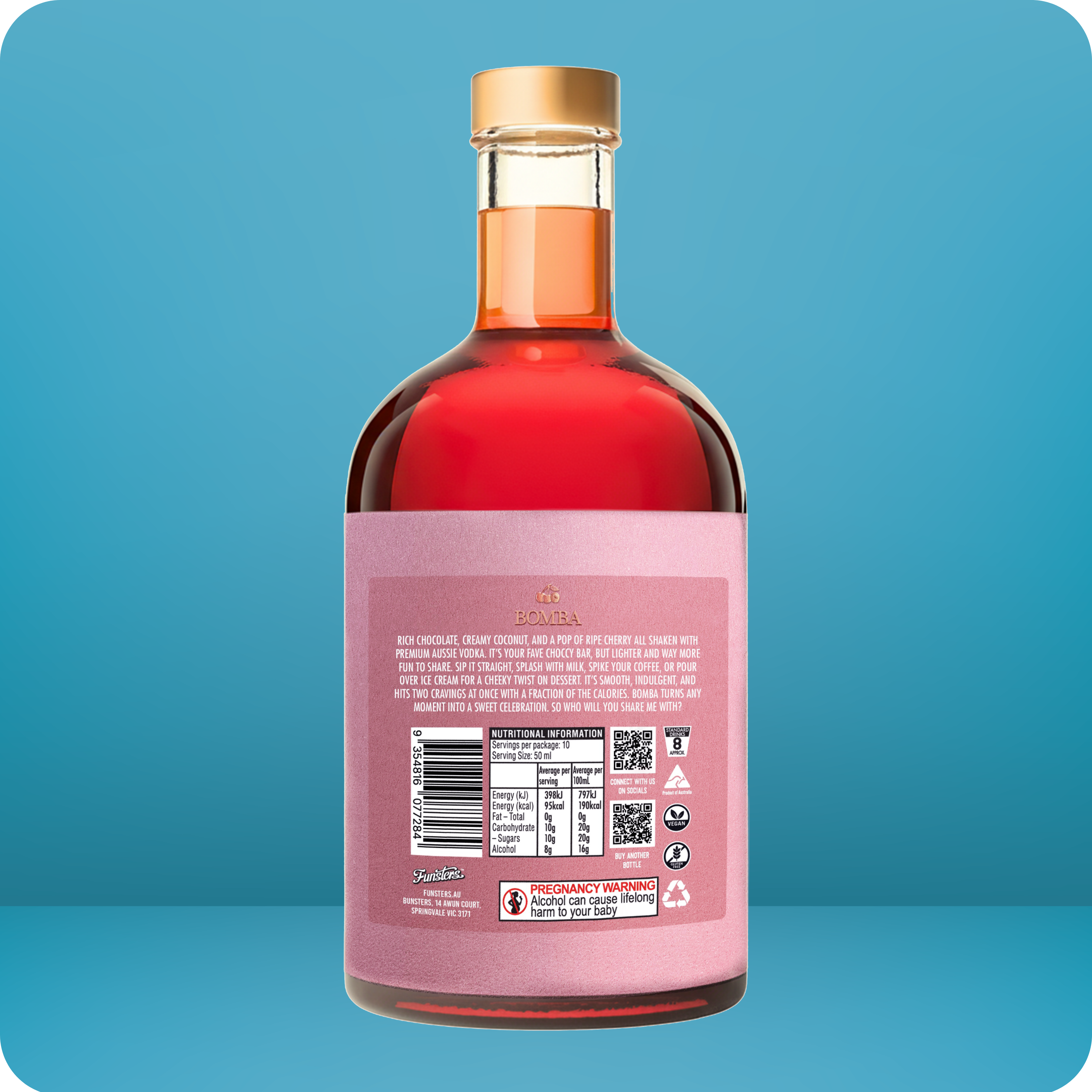 Bomba Choc-Coco Ripe Cherry Vodka