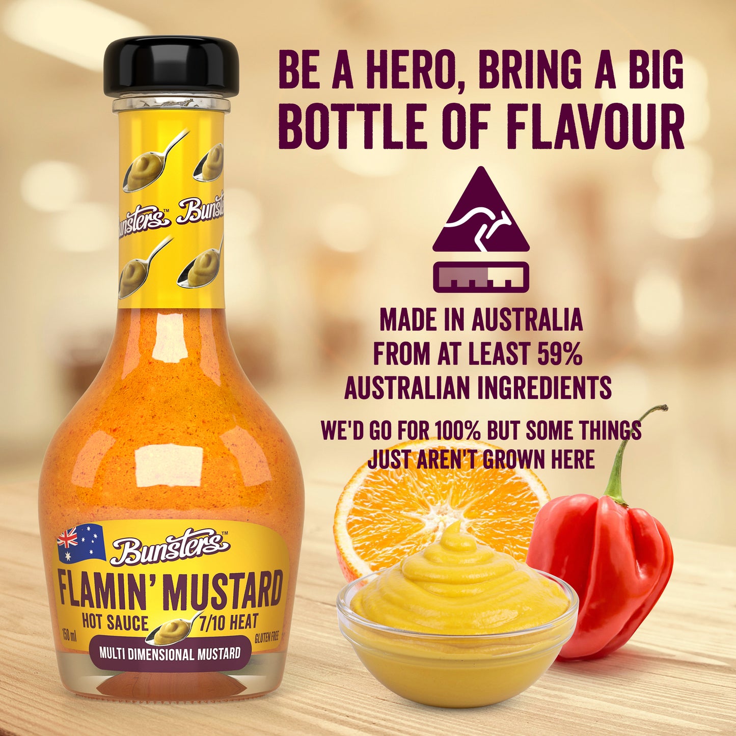 🌶️🌶️ Flamin' Mustard (Case of 6)