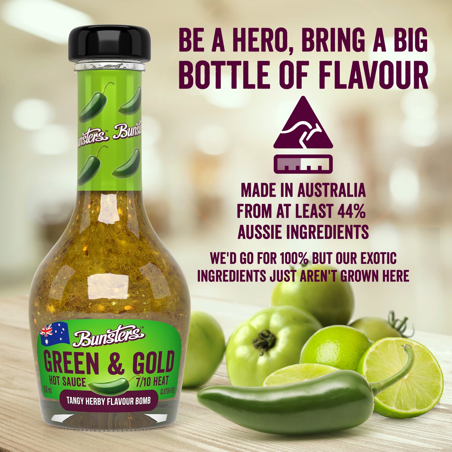 🌶️🌶️ Green and Gold (Case of 6)