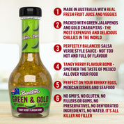 Green & Gold - 7/10 hot sauce