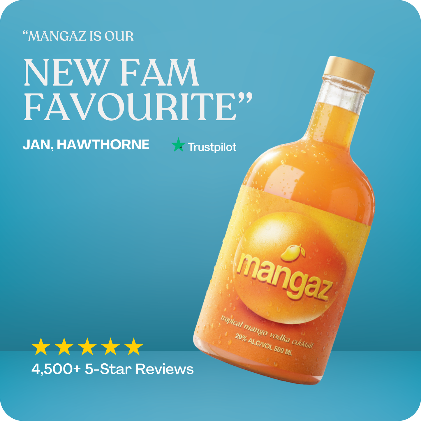 Case of Mangaz - 4 x 500ml Bottles