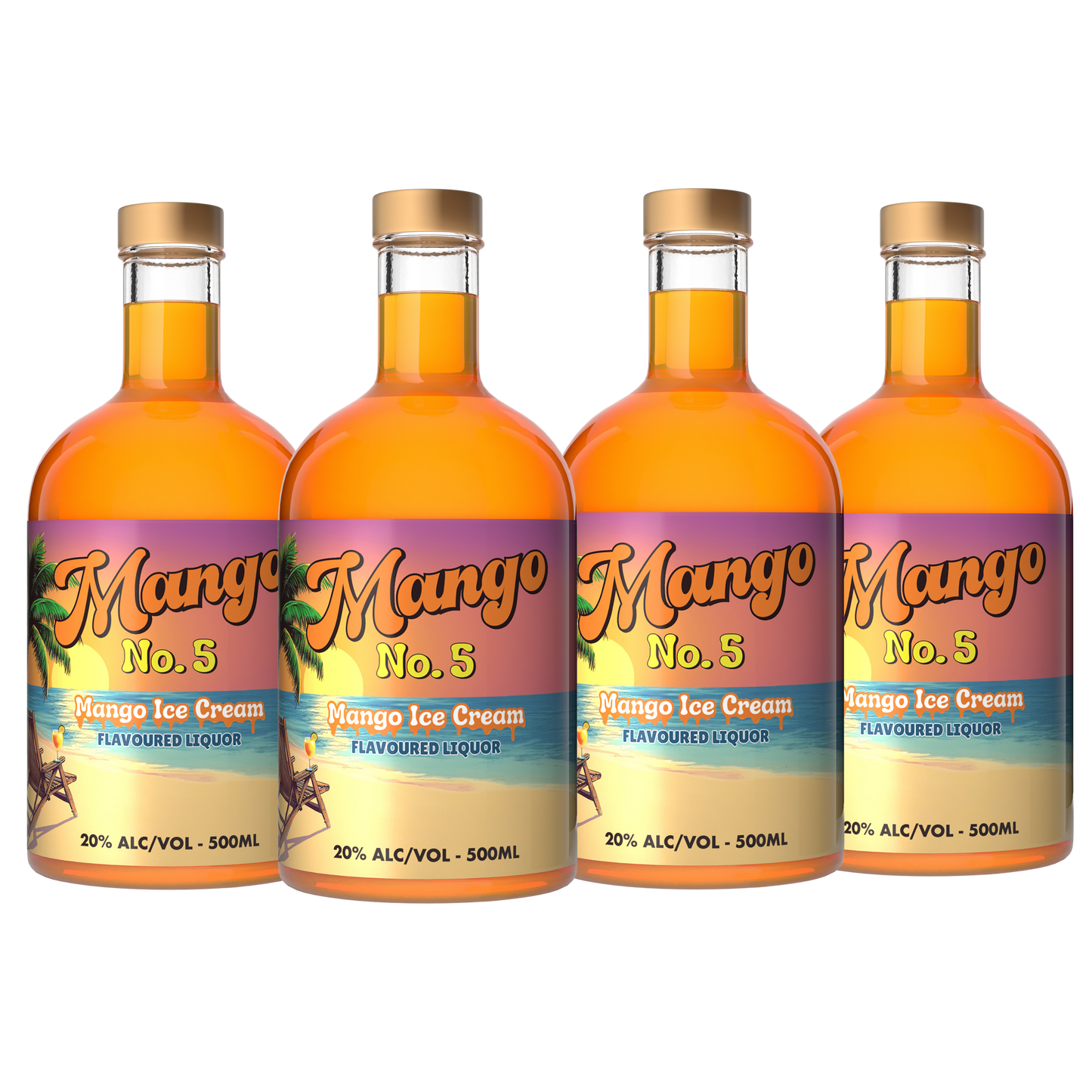 Mango No. 5 - Mango Gelato Flavoured Vodka (Case of 4)