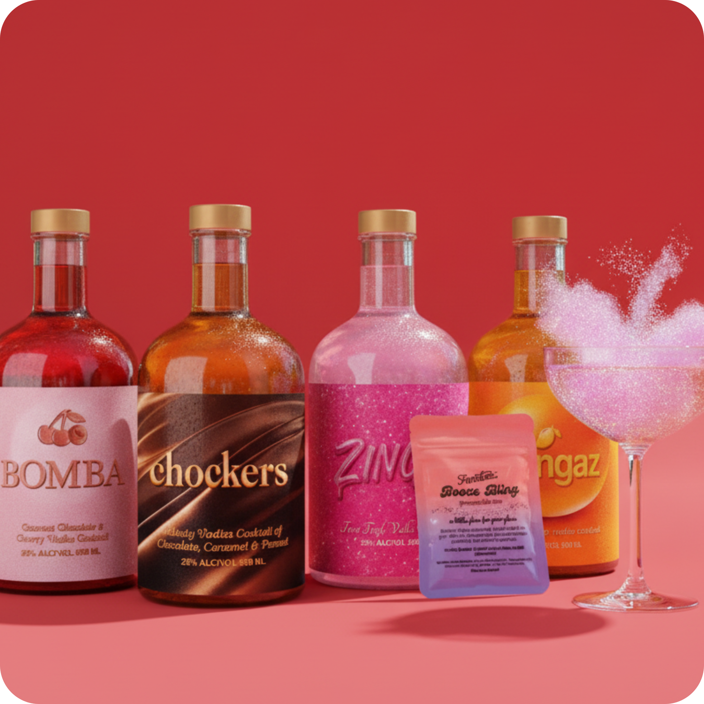 Booze Bling – edible glitter