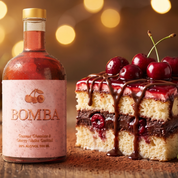 Bomba case of 4 - bottle with cake
