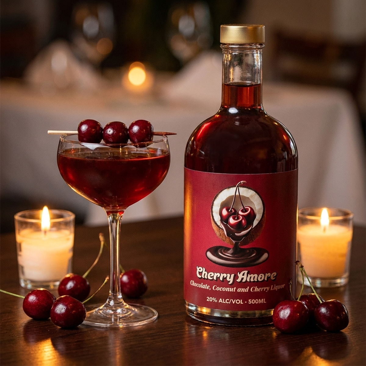 4 x Cherry Amore 500ml - featured